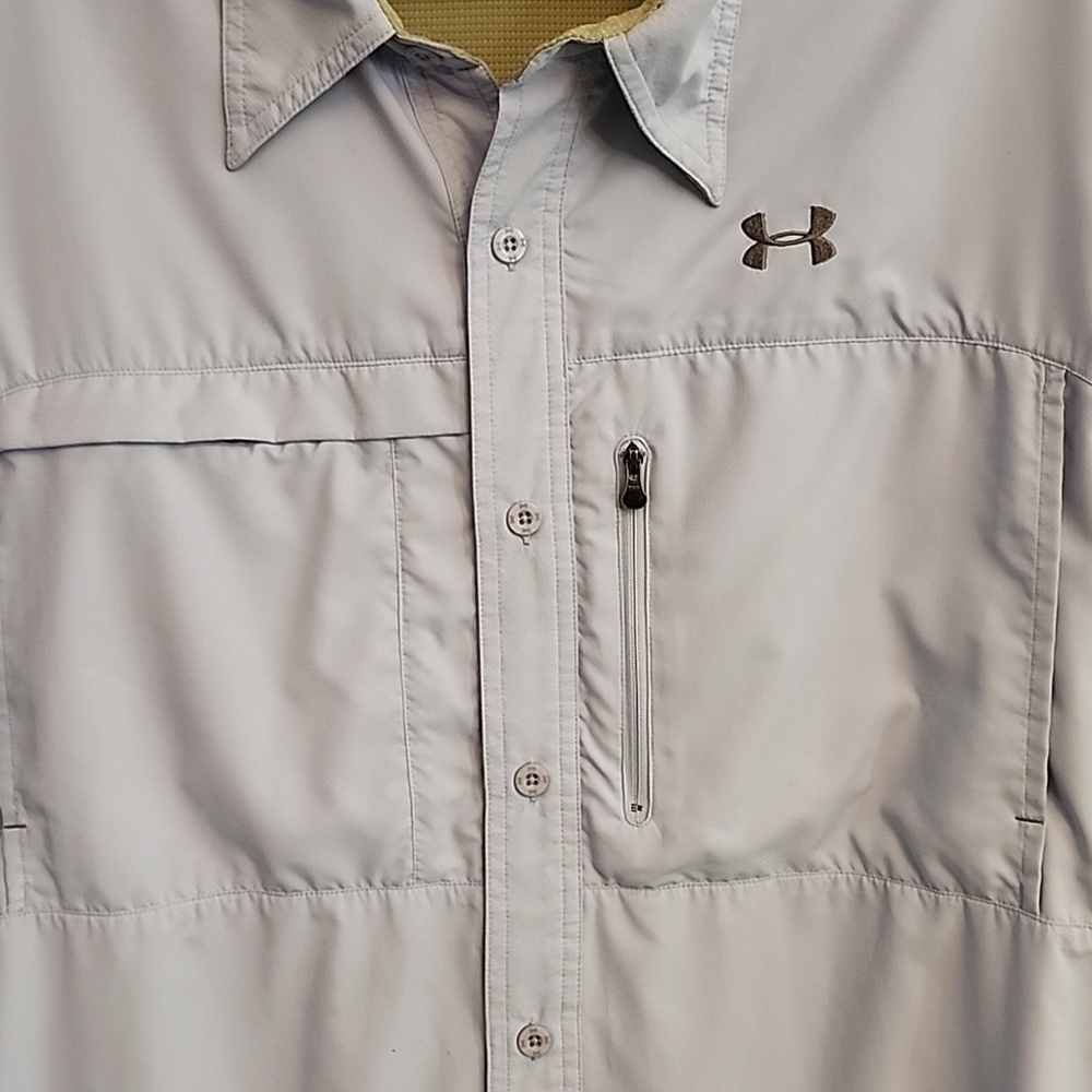 Under Armour Light Blue Short Sleeve Shirt - Picture 2 of 9